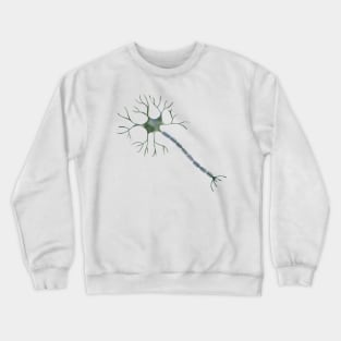 Watercolor Green Neuron Crewneck Sweatshirt